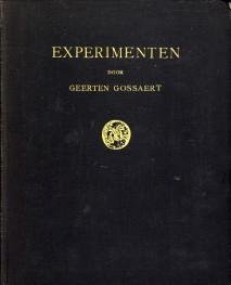 GOSSAERT, G - Experimenten