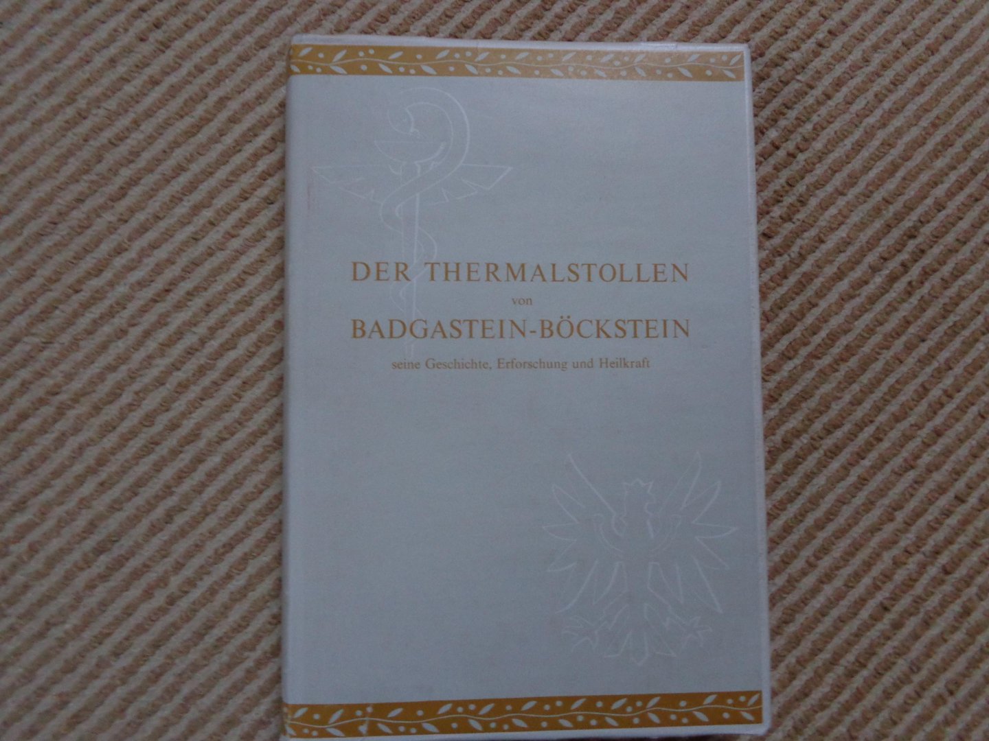 Scheminzky, prof. dr. F. - Der Thermalstollen von Badgastein-Böckstein