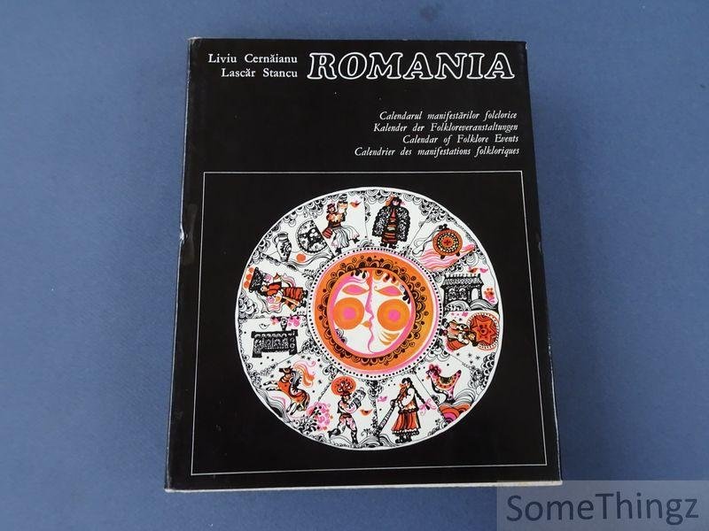 Cernaianu, Liviu / Lascar Stancu. - Romania. Calendarul manifestarilor Folclorice. Kalender der Folkloreveranstaltungen. Calendar of Folklore Events. Calendrier des manifesations folkloriques.