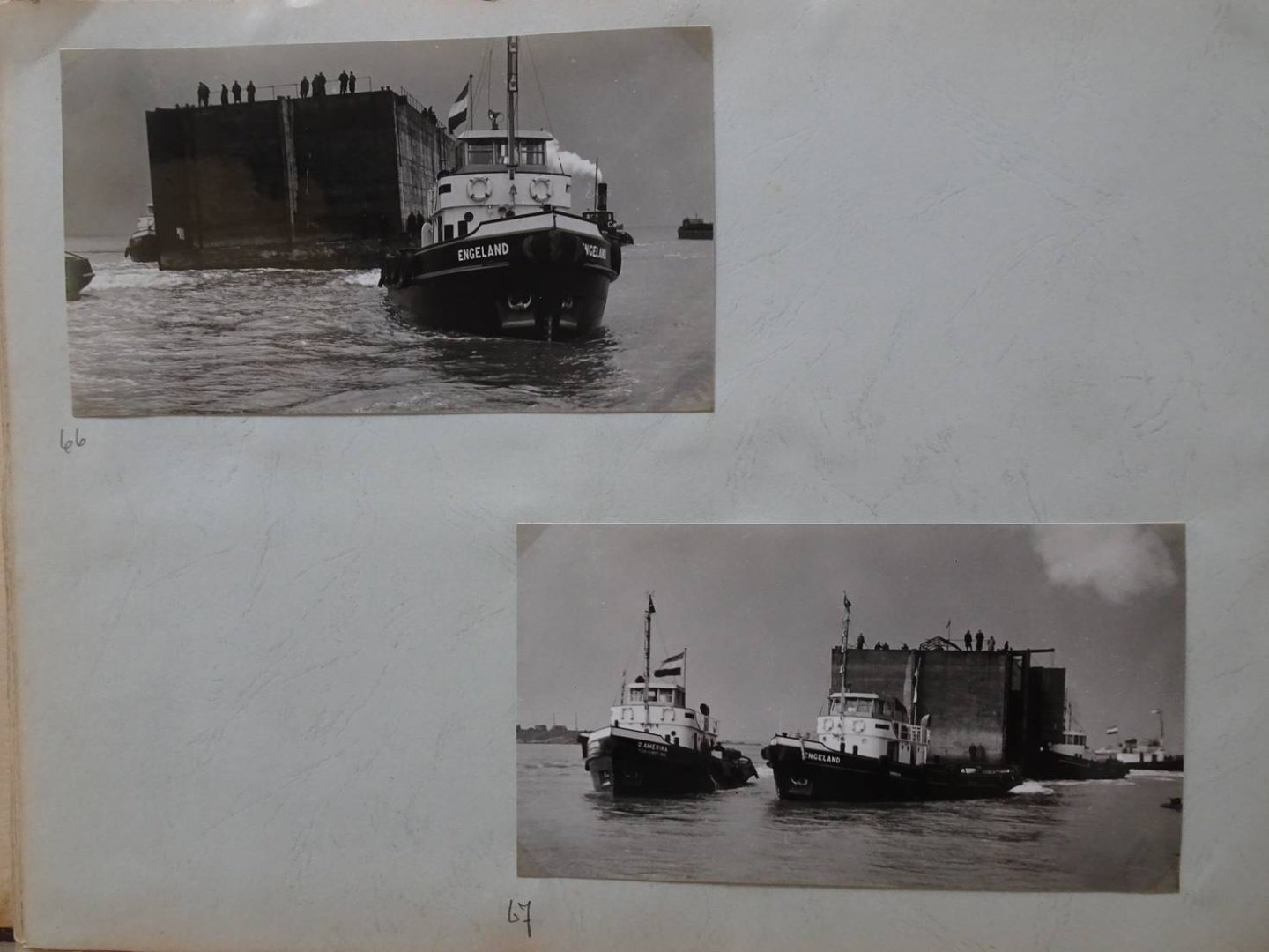N.n.. - Dijkdoorbraak Zeeland 1953 en herstel. Fotoboek.