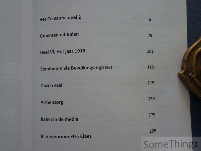 Vic Berckmans en Richard Vermeulen. - Jaarboek 2011. Erfgoed Balen.