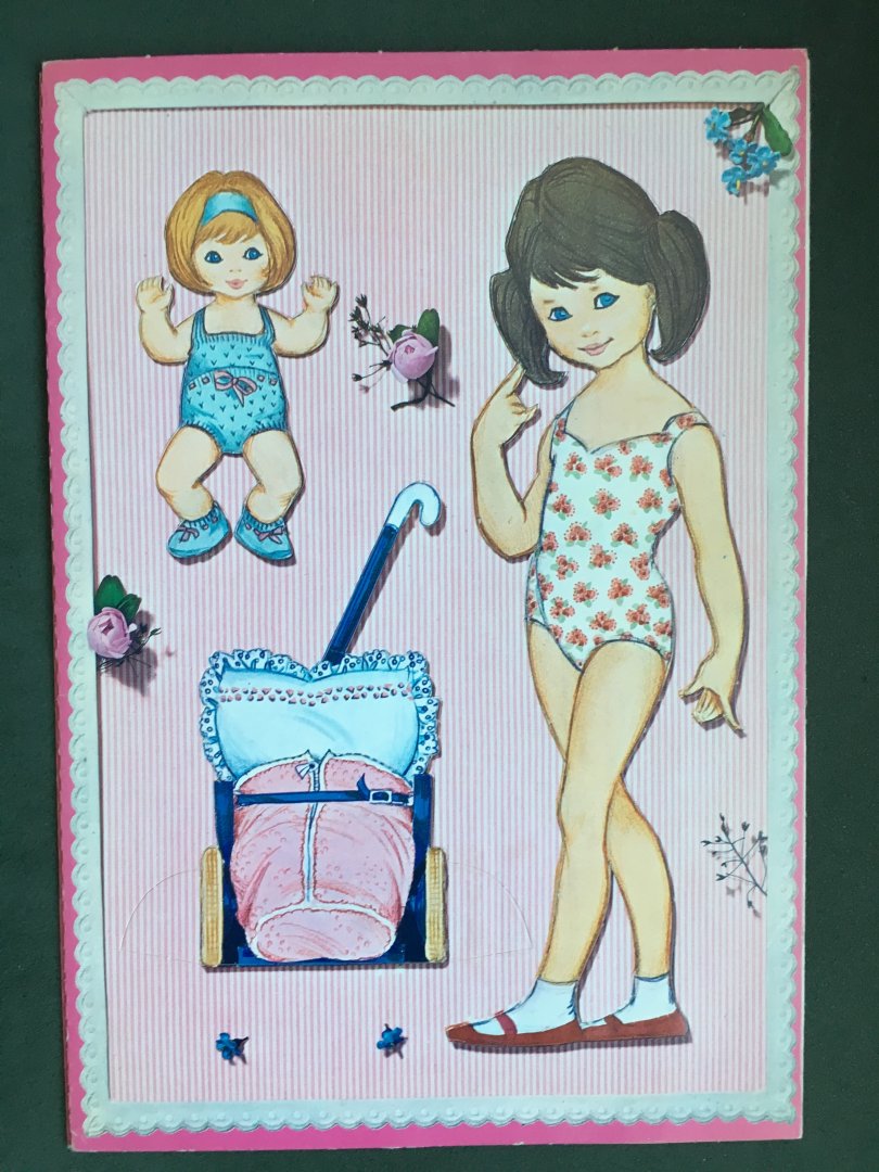  - Bibi Paper Doll with pop-up bedroom