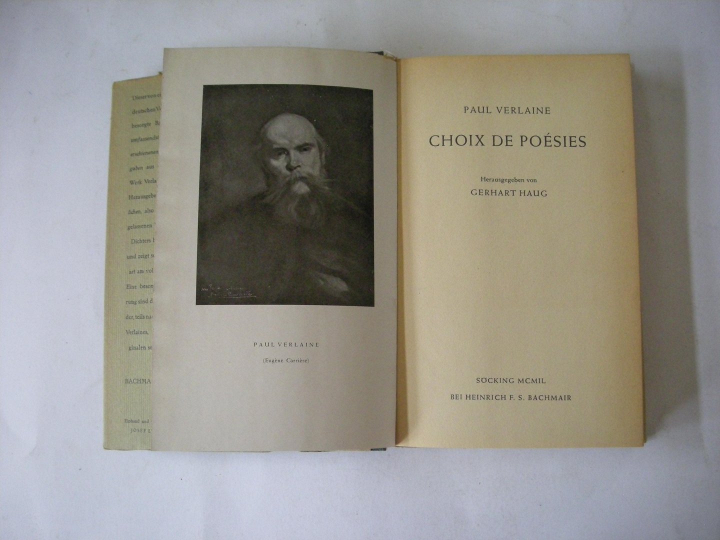 Verlaine, Paul  / Haug, Gerhart, herausg. - Choix de poesies