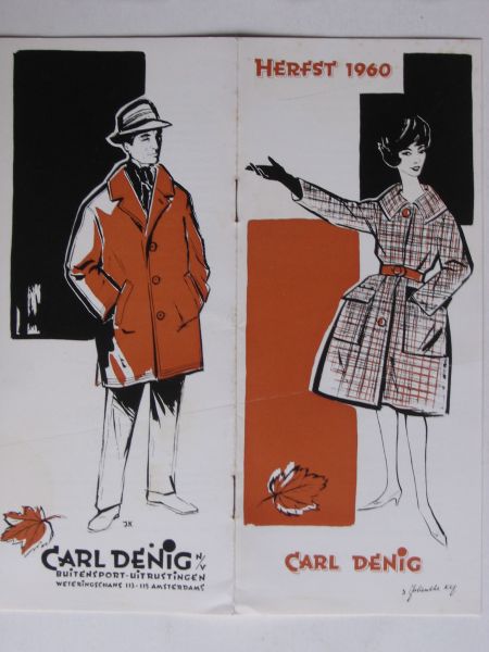 Reclamefolder - Carl Denig Herfstkleding