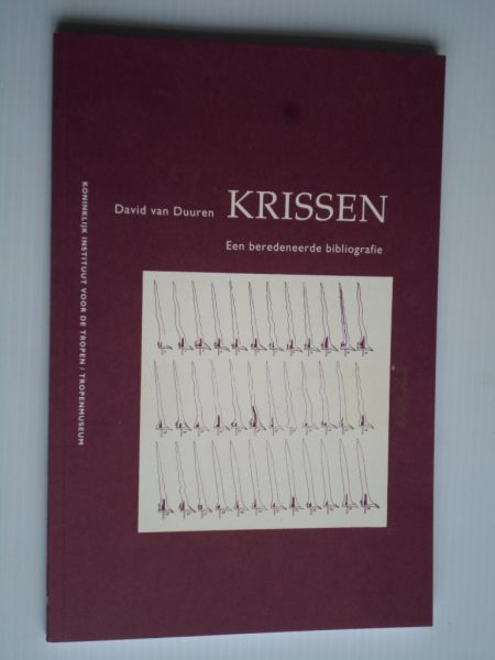 Duuren, David van - Krissen, een beredeneerde bibliografie, kris