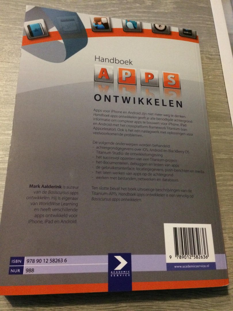 Aalderink, Mark - Handboek apps ontwikkelen