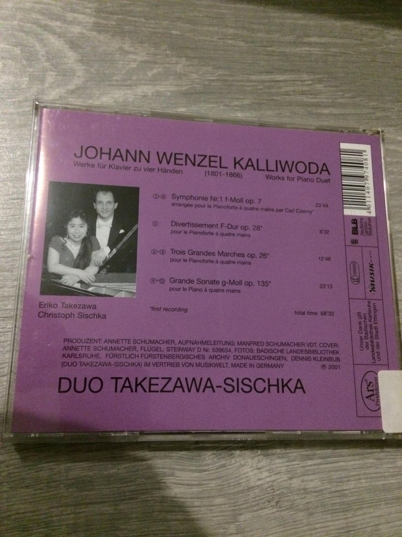 Johann Wenzel Kalliwoda - Duo takezawa sischka