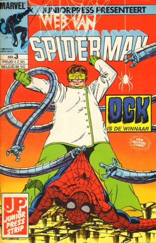 Junior Press - Web van Spiderman 003, Vijand van Jezelf, geniete softcover, zeer goede staat