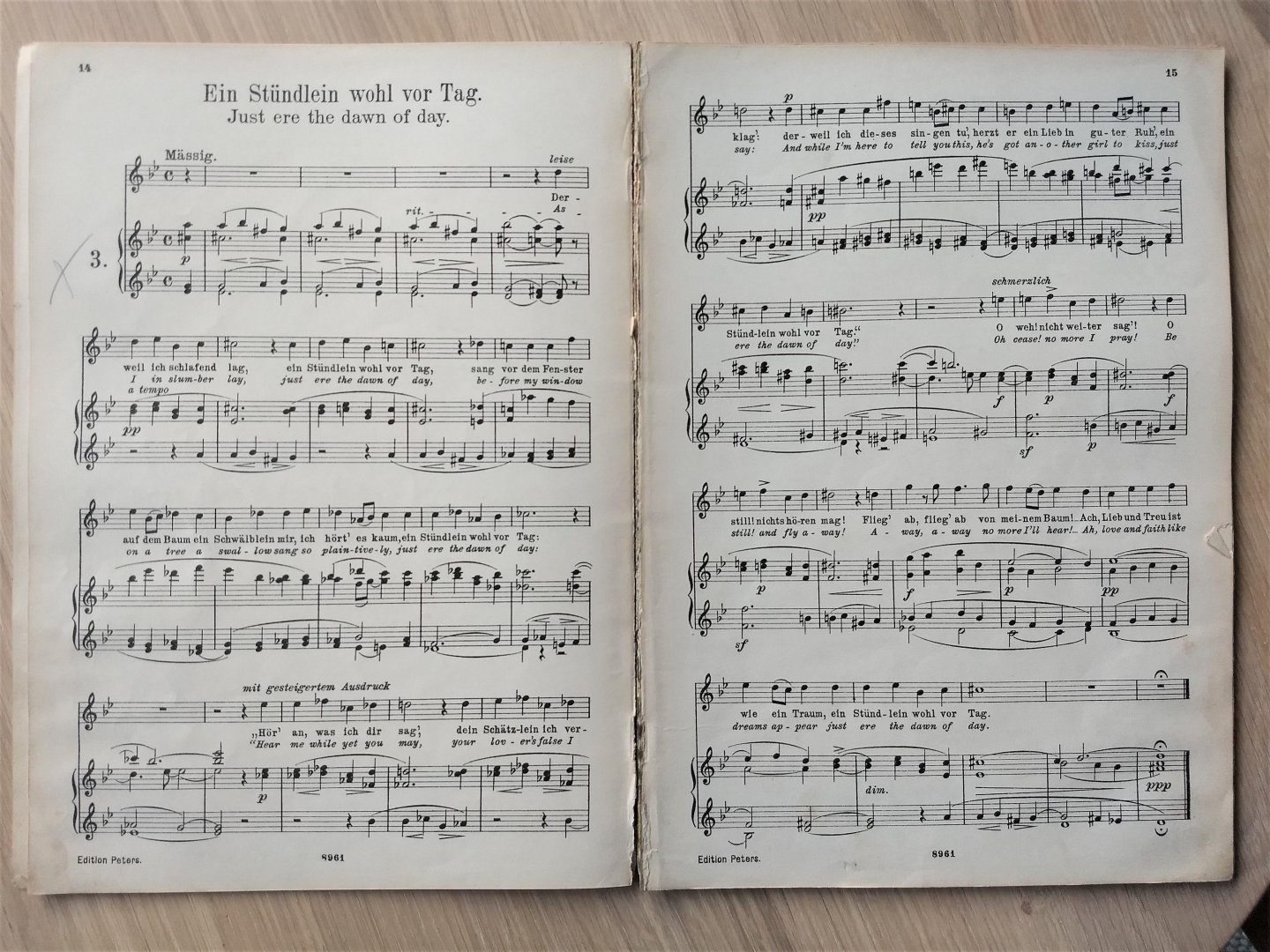 Wolf, Hugo - MORIKE-LIEDER - BAND 1 - HOHE STIMME - NO 3140 a