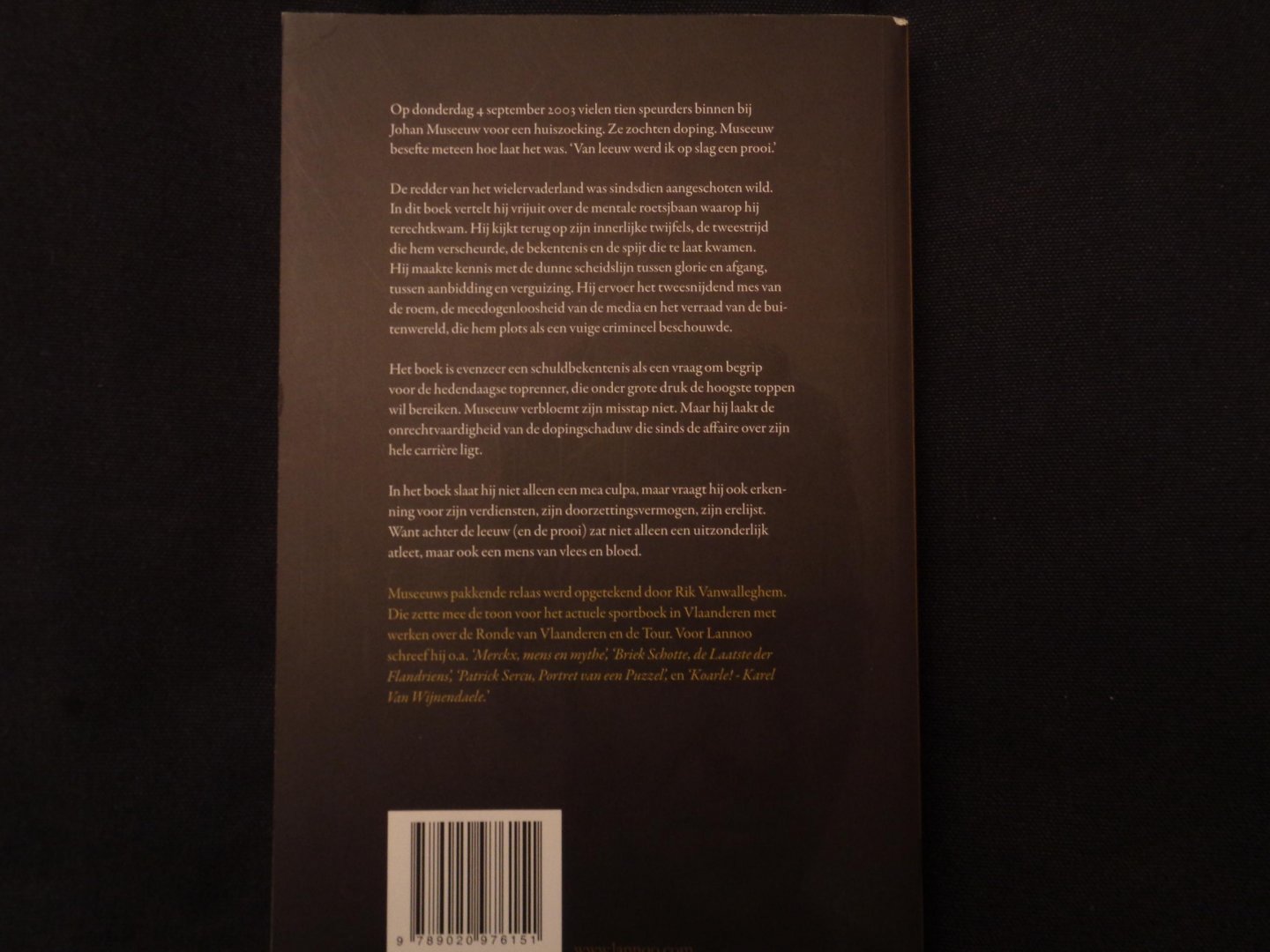 rik vanwalleghem - Museeuw spreekt