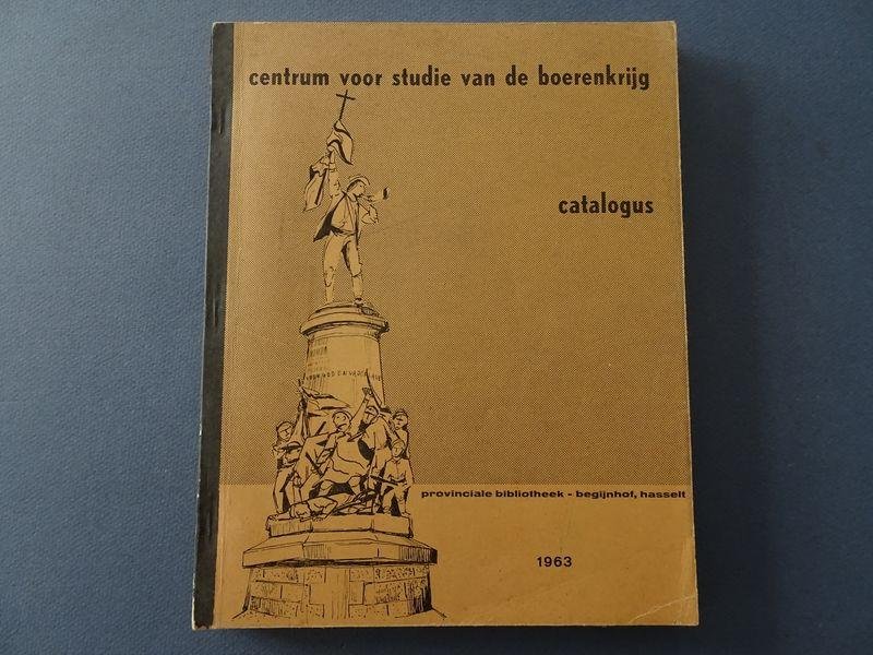 N/A. - L. Roppe (voorw.). - Cataloog van het fonds van het Centrum voor de Studie van de Boerenkrijg.