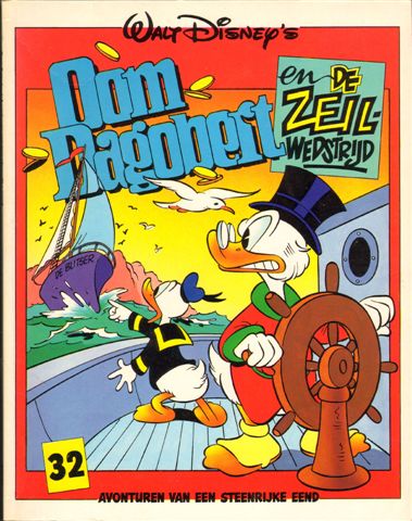 Walt Disney - Oom Dagobert 32, Oom Dagobert en de Zeilwedstrijd, softcover, gave staat