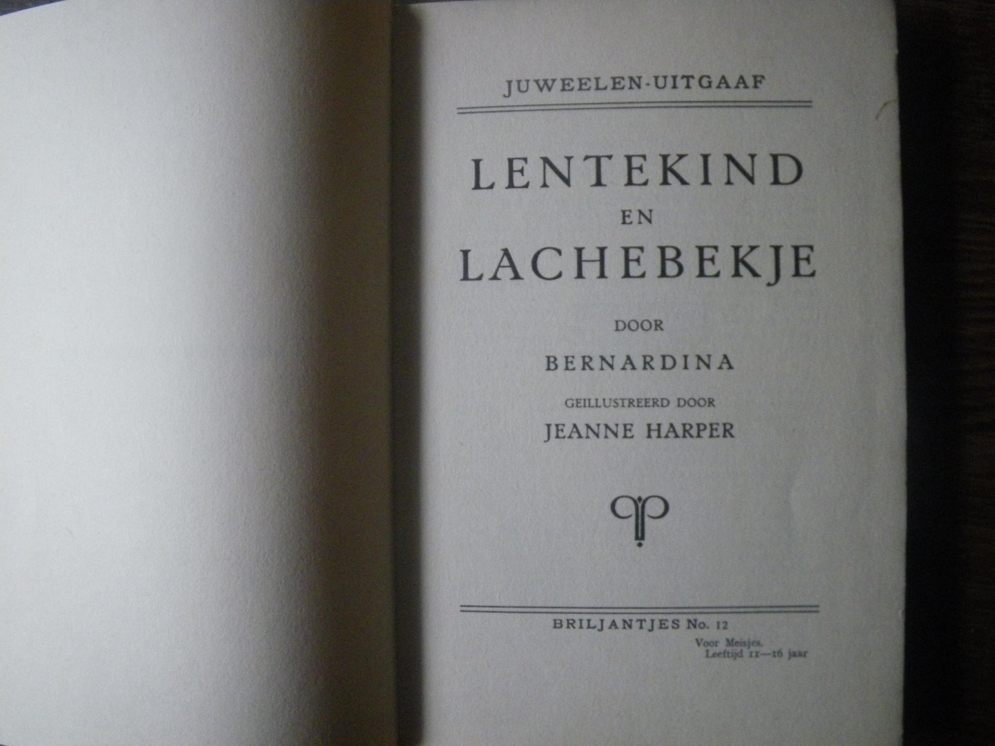 Bernardina pseudoniem Fernanda trautwein - Lentekind en lachebekje (Briljantjes no 12)