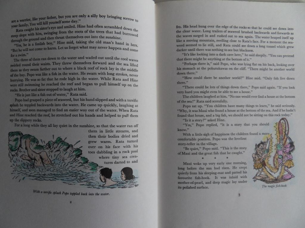 Reed, A.W. - The Wonder Book of Maori Legends. [ Dit is NIET hetzelfde boek als "Wonder Tales of Maoriland" uit de vijftiger jaren; dit boek telde maar 59 pagina`s ].