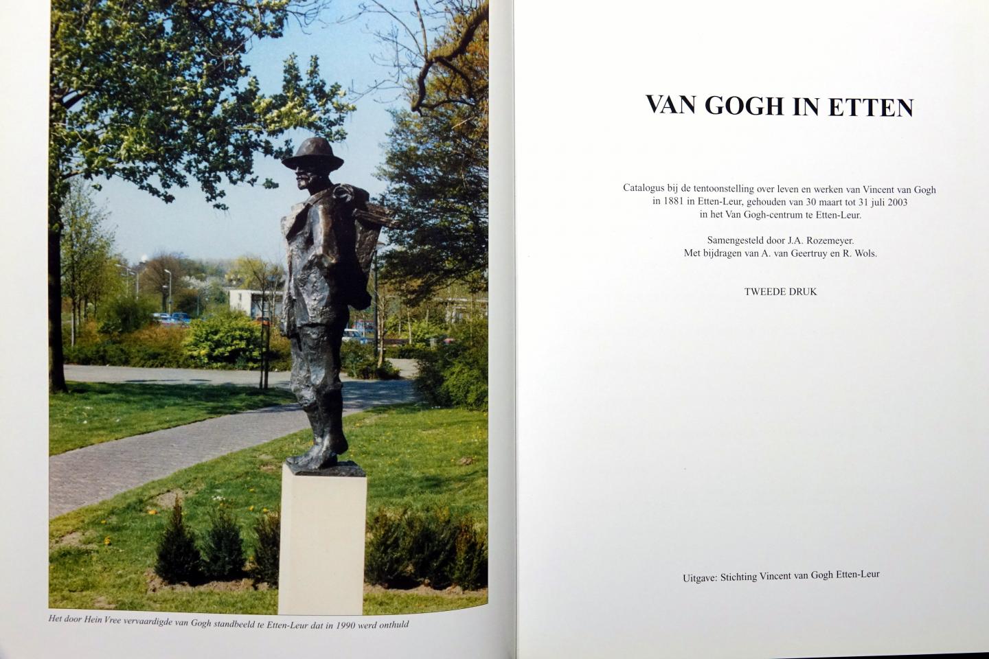 Rozemeyer, J.A. - Van Gogh in Etten / druk 2