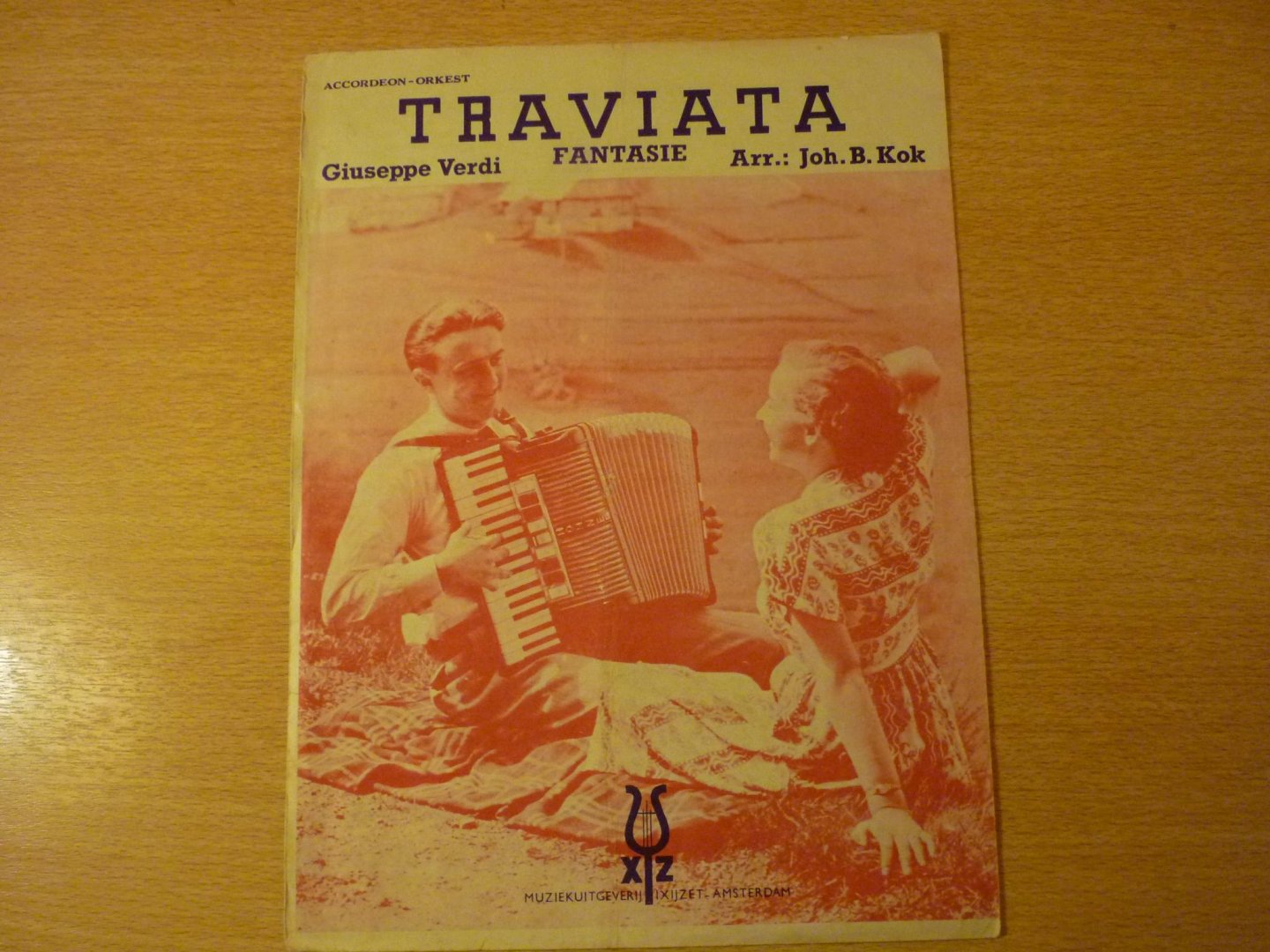 Verdi; Giuseppe / Arr. Joh. B. Kok - Traviata Fantasie - accordeon-orkest