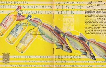 KOOKBOEK. (HAMERS, Flip) - Calve-Delft’s Visch-boekje.