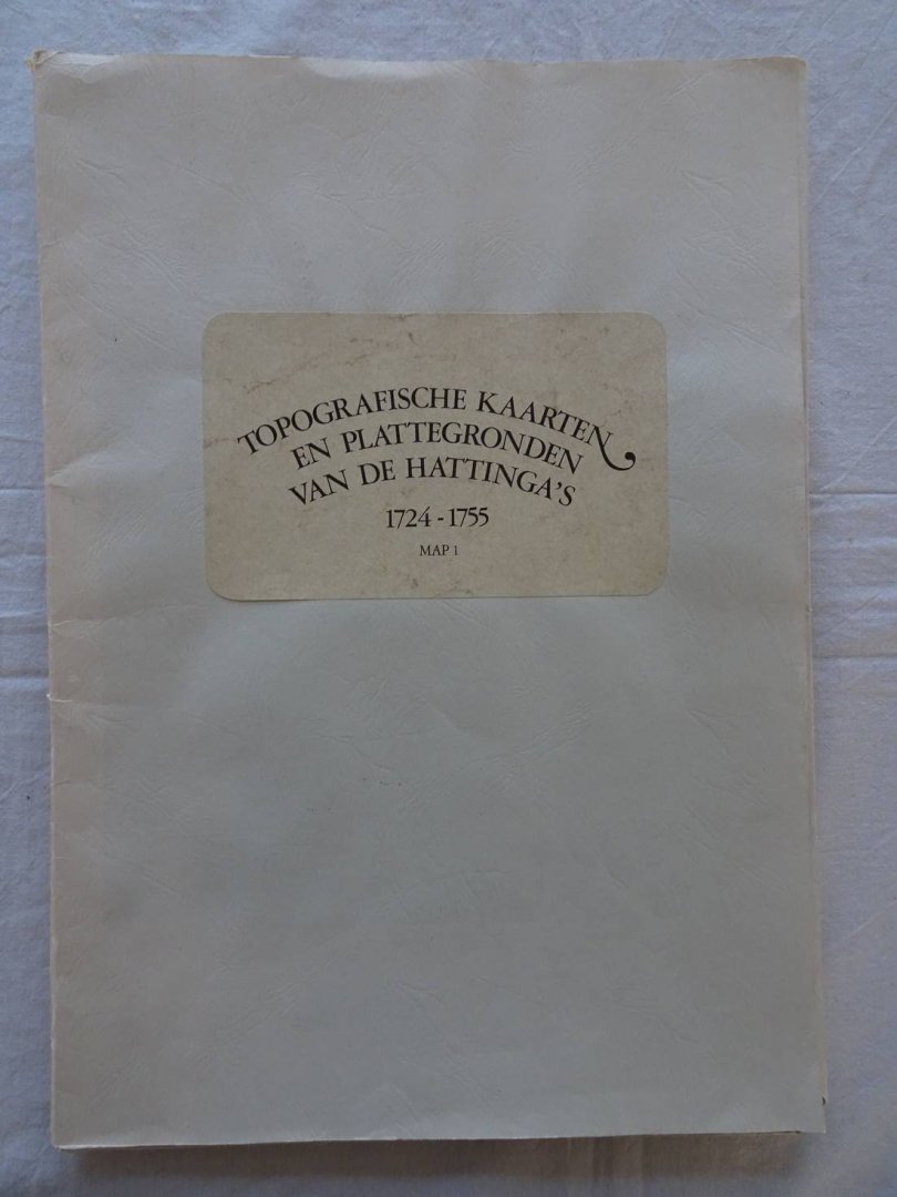 Hoogendoorn-Beks, W.J.M. & Hattinga Verschure, J.C.M.. - Topografische kaarten en plattegronden van de Hattinga's 1724-1755. Map 1. De Hattinga's en hun topografische atlassen.