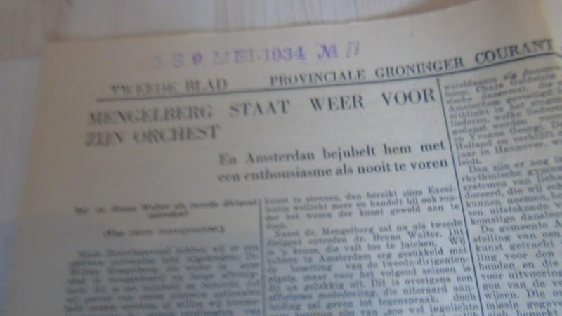 Redactie - Provinciale Groninger Courant van Zaterdag 28 april 1934. (tweede blad)