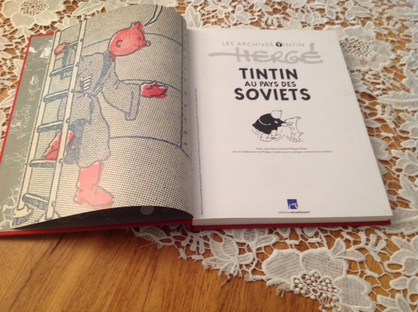 Hergé - Tintin au Pays des Soviets edition noir et blanc Les Archives Tintin