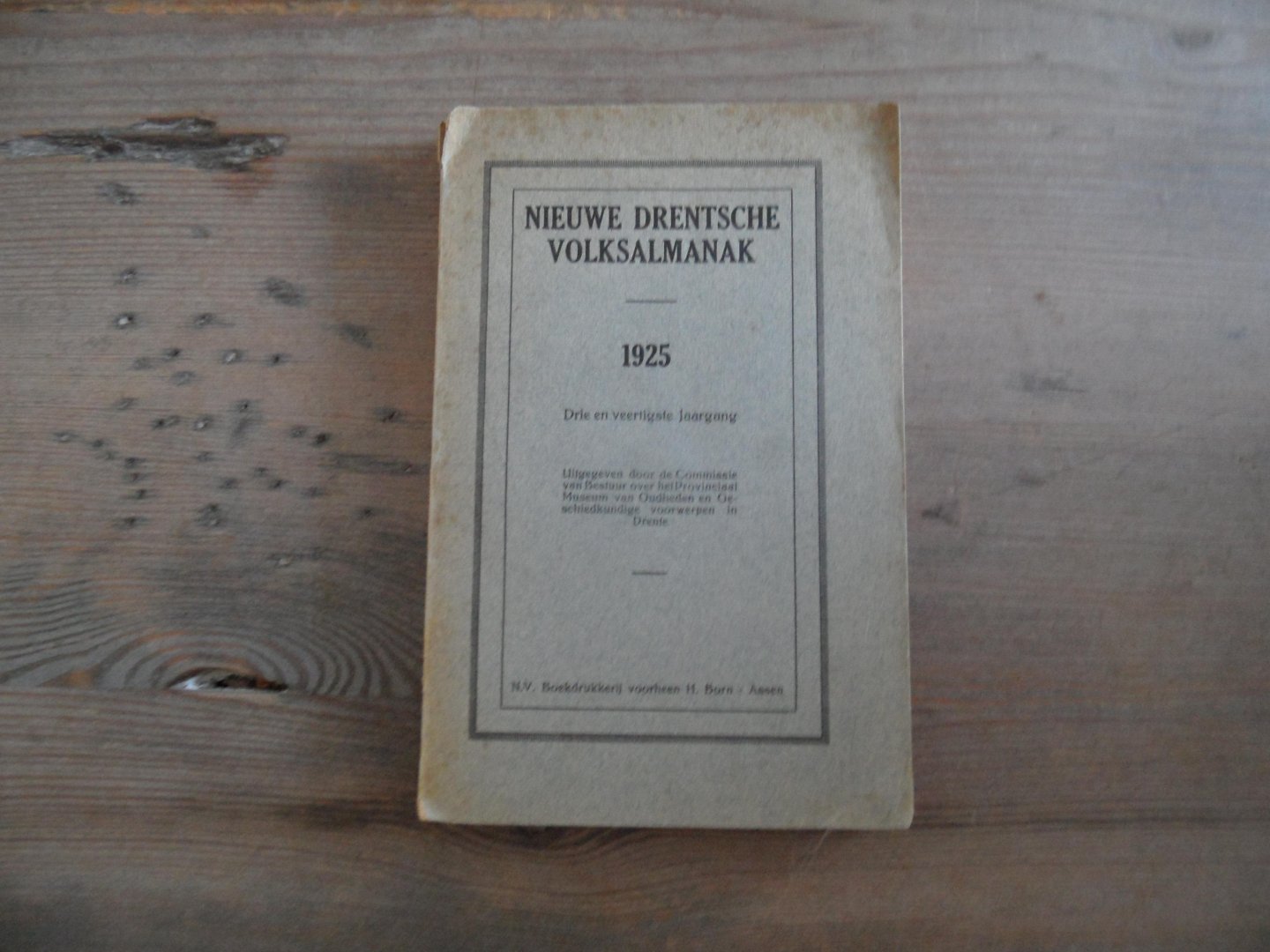 Div. auteurs - Nieuwe Drentsche Volksalmanak 1925
