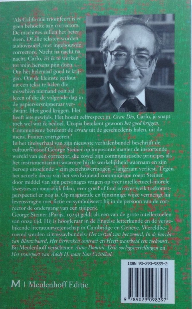 Steiner, George - De corrector