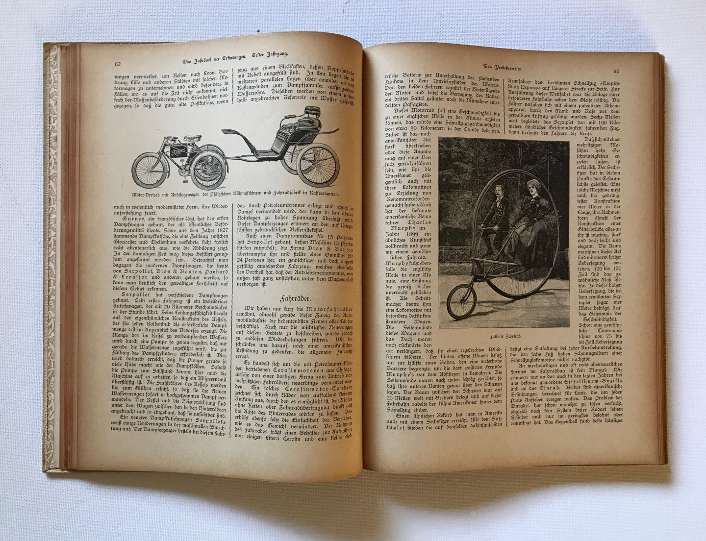  - Illustrirtes Jahrbuch der Erfindungen. Erster Jahrgang 1901, mit 200 bildern