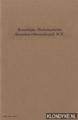 Diverse auteurs - Koninklijke Nederlansche Stoomboot-Maatschappij N.V. - leeg schrift