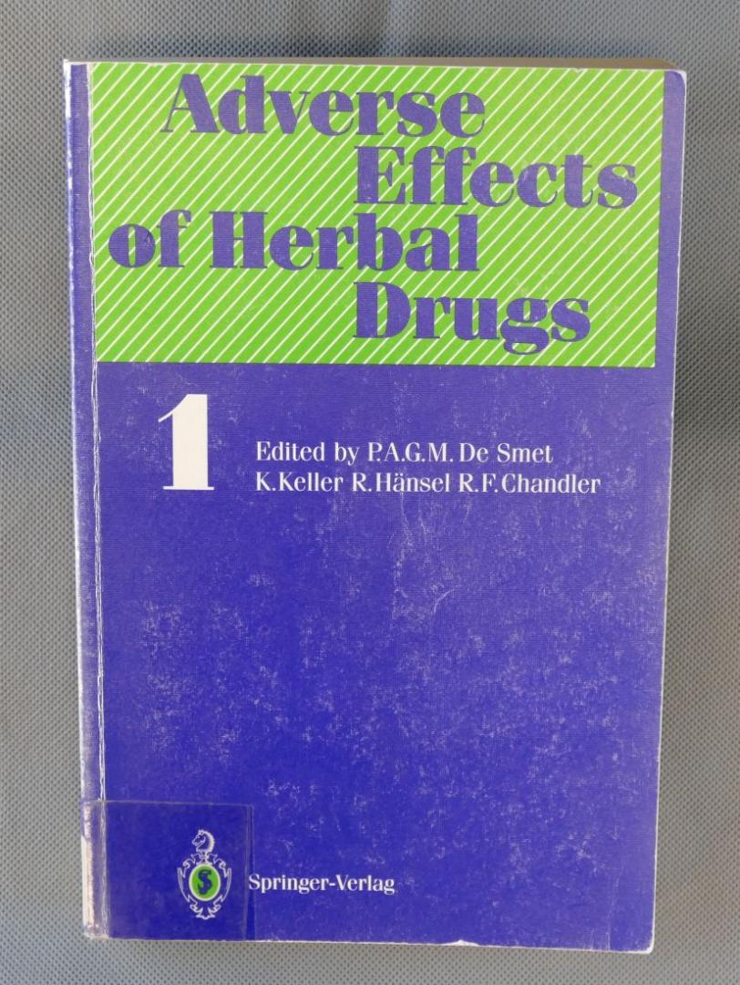 De Smet, P.A.G.M. ea. (Ed.) - Adverse effects of herbal drugs 1 (3 foto's)