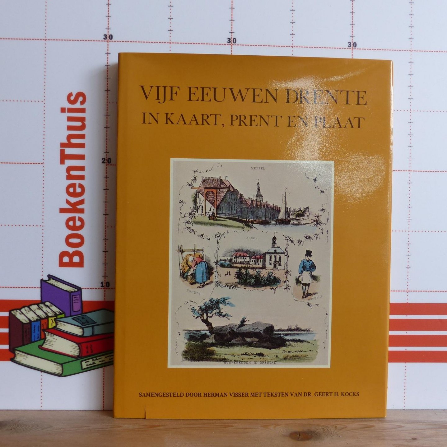 Visser, Herman - Kocks, Geert H. - vijf eeuwen Drente in kaart prent en plaat