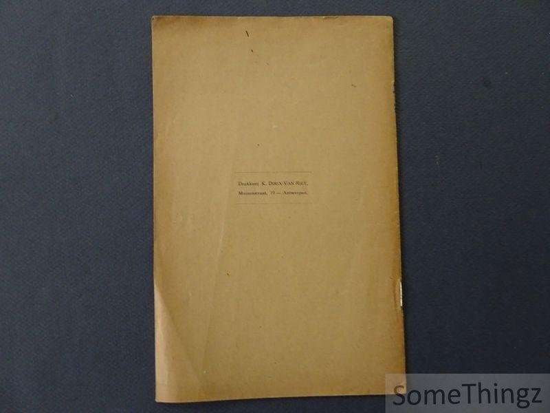 N/A. - Een noodkreet tot het Vlaamsche volk : de scholen in de Limburgsche mijnstreek (1927-1928).
