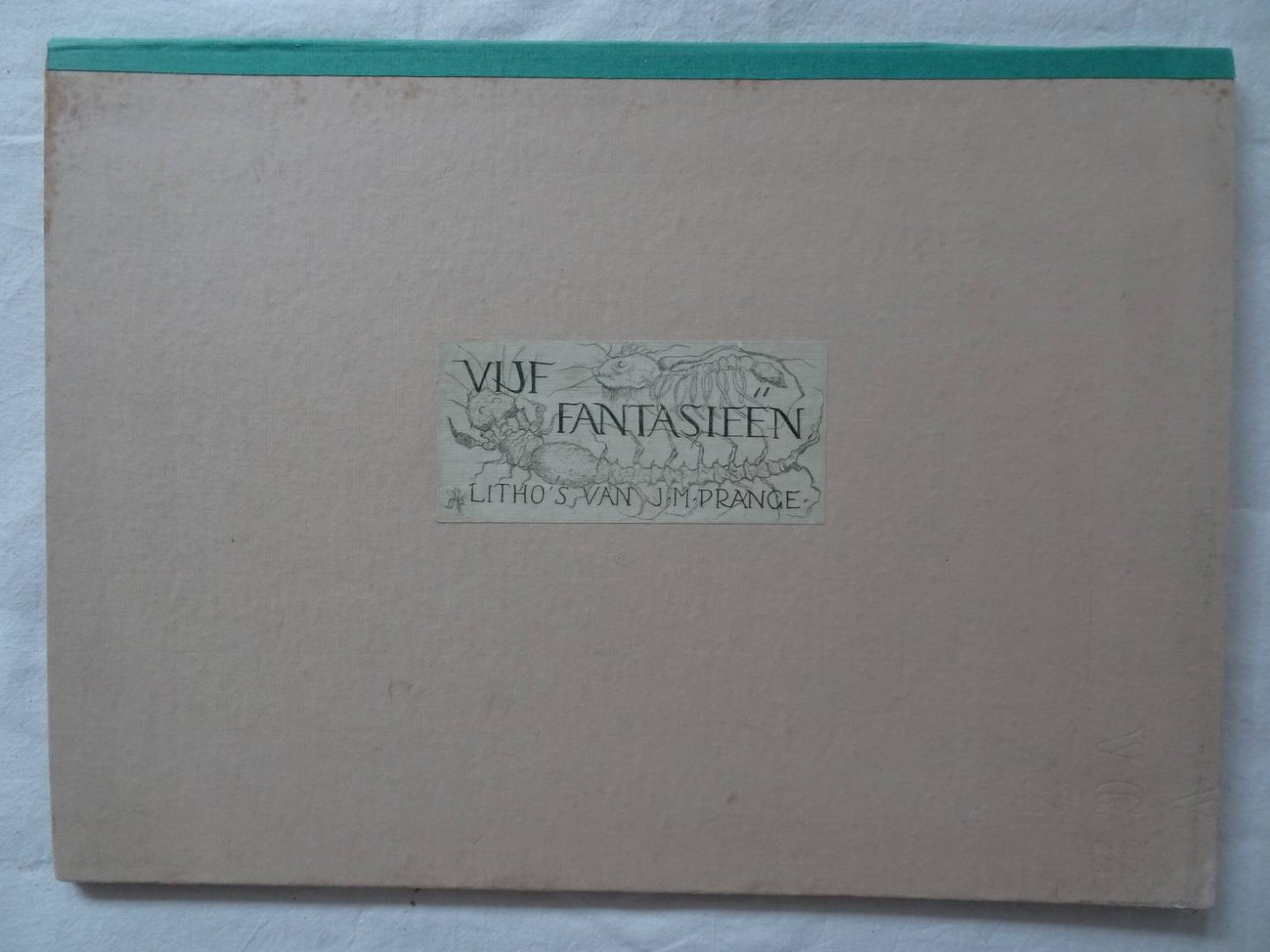 Prange, J.M.. - Vijf Fantasieën. Lithografieën door J.M. Prange.