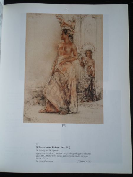 Catalogus Christie's - Indonesian Pictures, Watercolours, Drawings and Works of Art