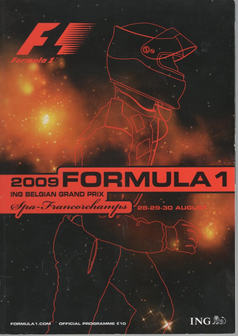 Niet aangegeven - Spa Francorchamps Grand Prix Belgium Formula 1 1995 Offcial Programme