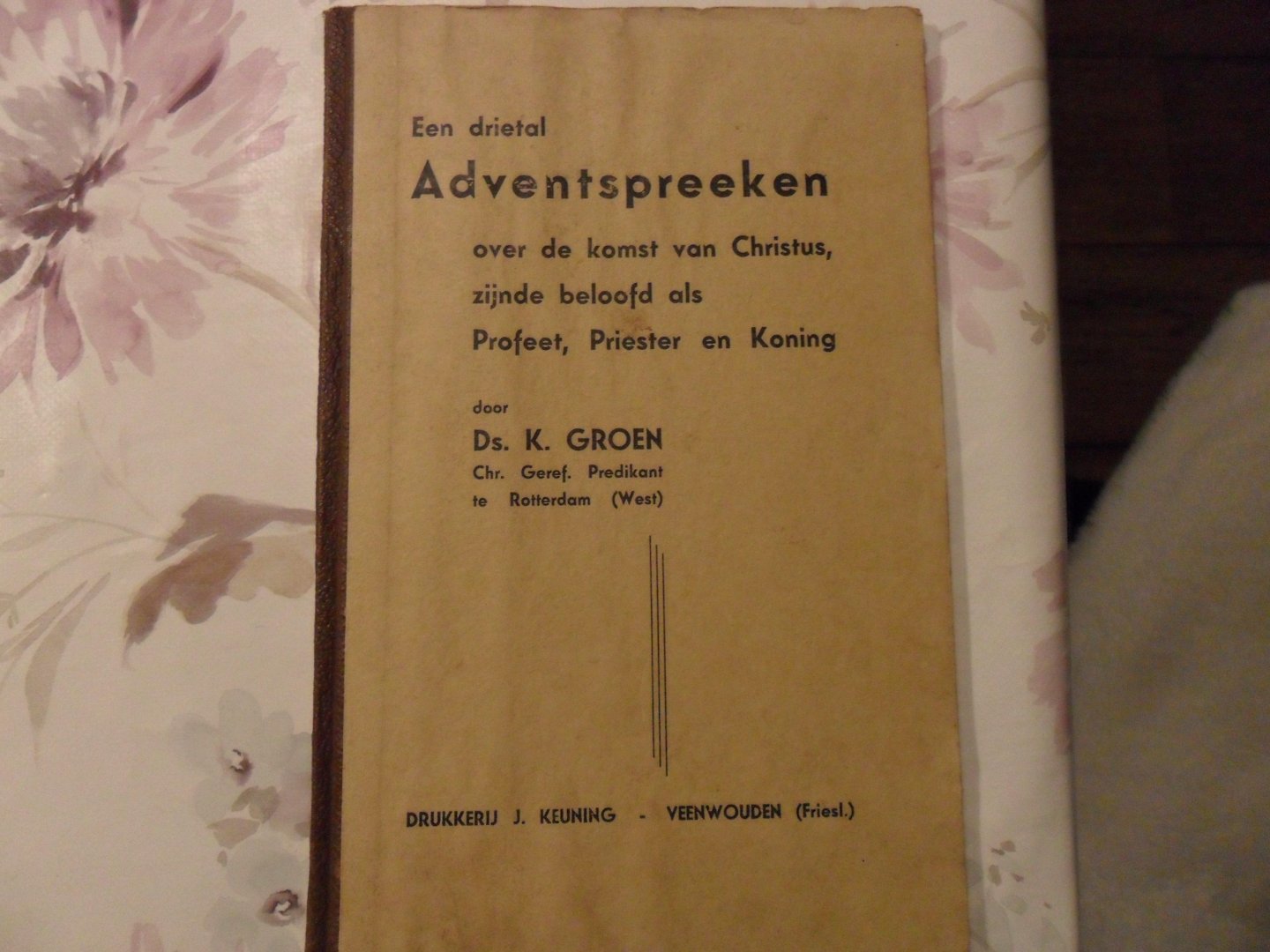Groen K. - Een drietal adventspreeken