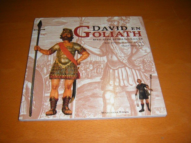 Marianne Eisma - David en Goliath met zijn schilddrager Een beeldengroep uit het Oude Doolhof
