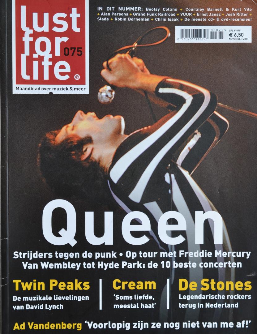 Lust for Life - Lust for Life magazine nr.075 - november 2017 - cover Queen