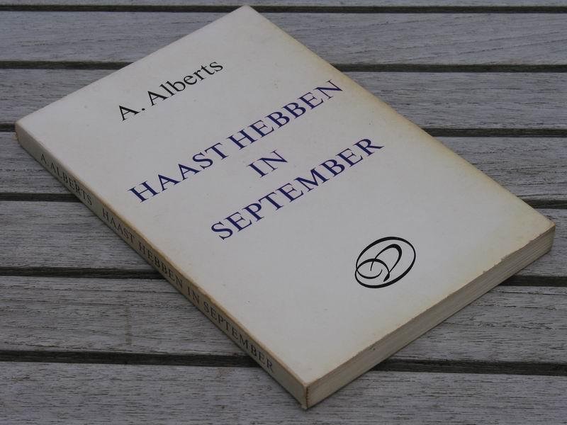 ALBERTS A. - Haast hebben in september