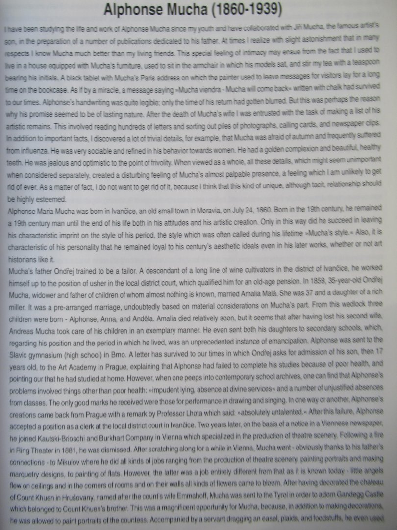 Kusak, Dalibor / Kadlecikova, Marta - Mucha Alfons 1860-1939