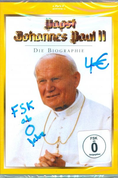  - Papst Johannes Paul II, die biographie, DVD de biografie over paus Johannes Paulus II