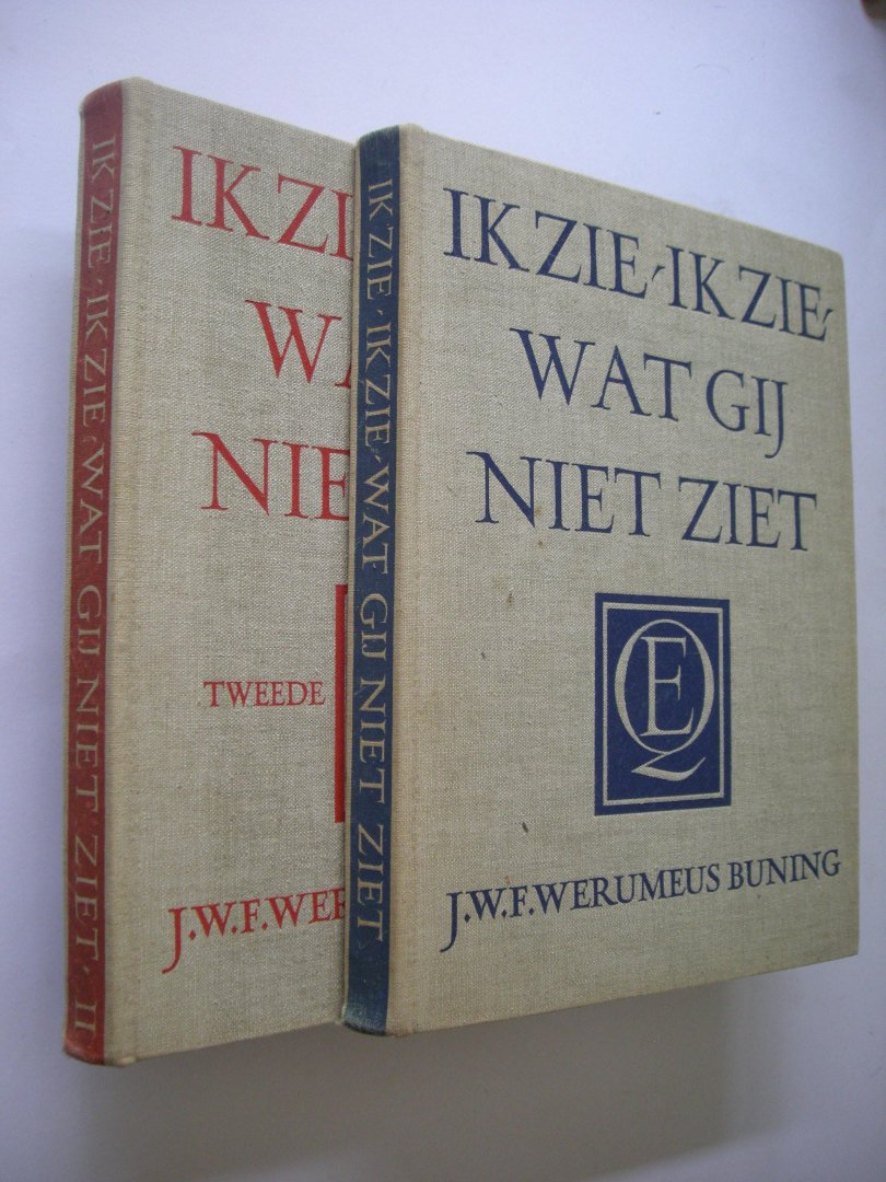 Werumeus Buning, J.W.F. - Ik zie -  ik zie - wat gij niet ziet. II. Nieuwe zwerftochten door ons land.