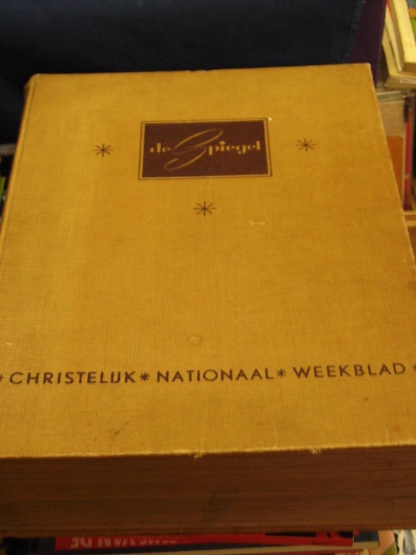 Vliet, T. van  (Redactie) - Spiegel, De, / Christelijk Nationaal Weekblad jaargang 1952