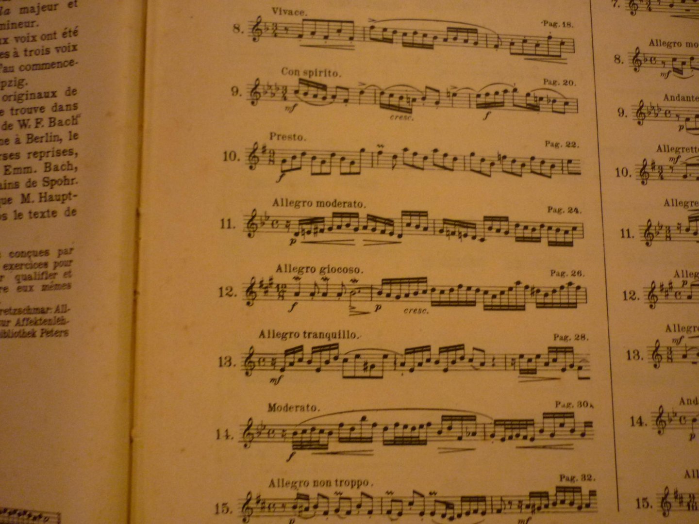 Bach J.S. (1685 – 1750) - Verzamelalbum: Konzert D moll / 3 x: Klavierwerke; herausgegeben von Czerny, Griepenkerl und Roitzsch