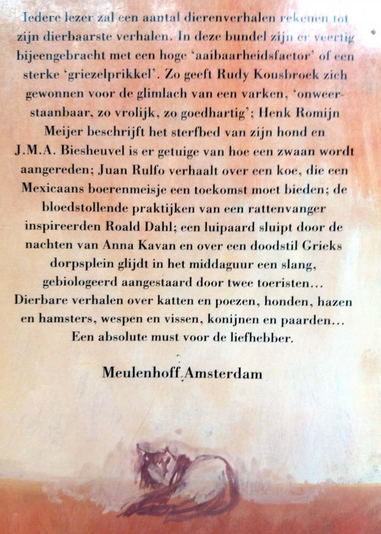 diverse schrijvers - Meulenhoff Dierbare verhalen uit de wereldliteratuur