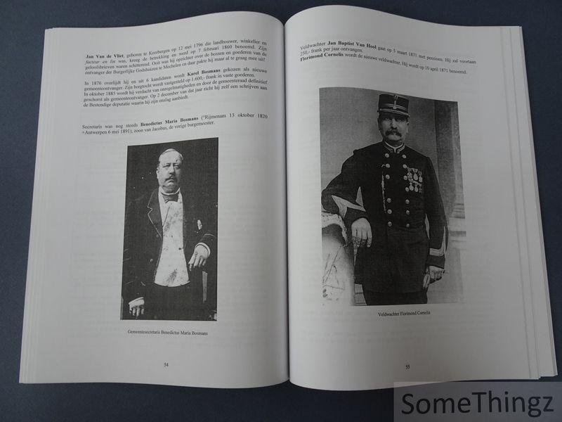 Willy De Vos, Walter Van Looy, Luc Vangeel en Herman Verstraeten. - Ik verklaar de zitting voor geopend... 200 jaar Rijmenams gemeentebestuur 1776-1976.