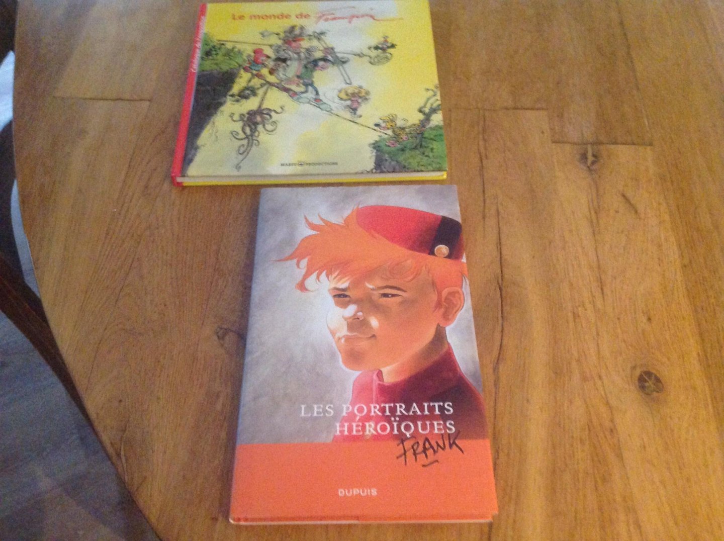 Frank & Franquin - Les Portraits Héroiques.  Met extra Franquin titel