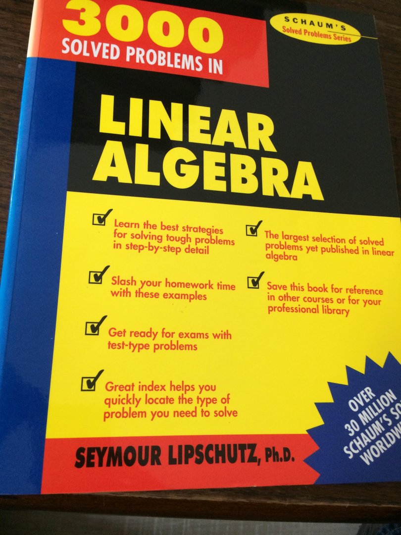 Lipschutz, Seymour - 3,000 Solved Problems in Linear