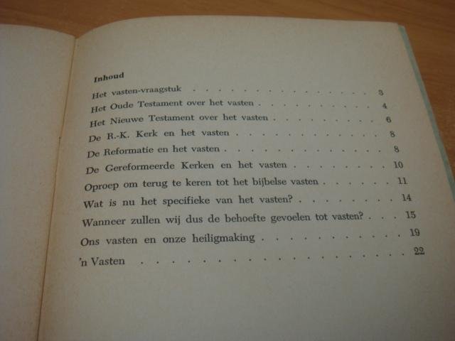 Delleman, Th jr - Het vasten-vraagstuk