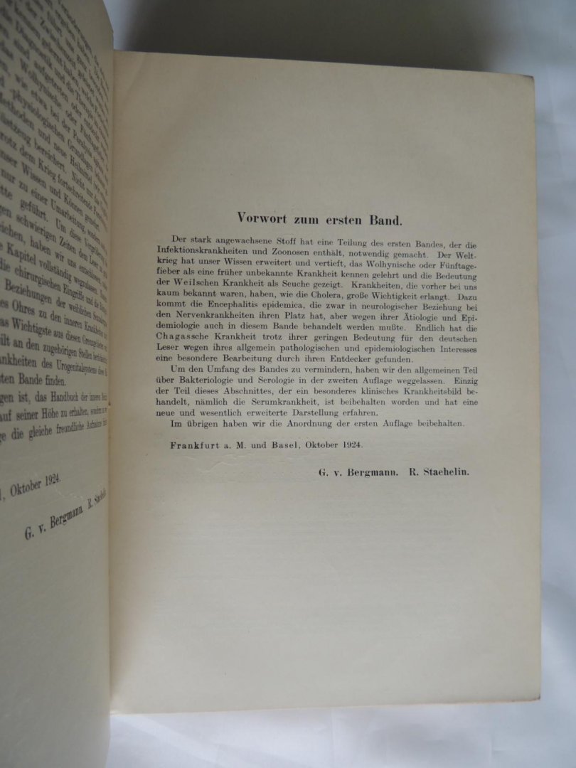 Mohr, Staehelin, Bingold, Chagas, Doerr - Handbuch der inneren Medizin - infektionskrankheiten II