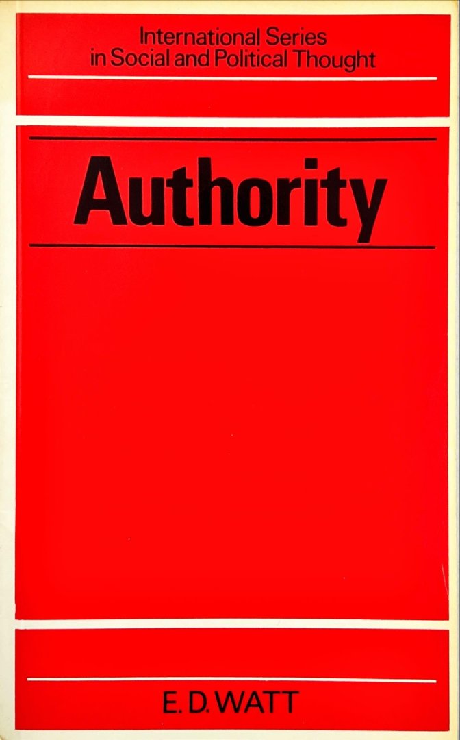Watt, E.D. - Authority.